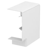 Kształtka naroża płaskiego 70x130mm, PC/ABS, czysta biel, 9010 GK-FH70130RW | 6274420 Obo Bettermann
