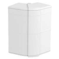 Naroże zewnętrzne ruchome 140x88x88, PC/ABS, czysta biel, 9010 GK-AH53130RW | 6113230 Obo Bettermann