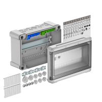 Rozdzielnica 12 modułowa 290x205x130, PC, jasnoszary, 7035 SDB 12 PC | 2008852 Obo Bettermann