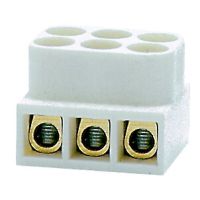 Listwa zaciskowa gwintowa termoutwardz., 2,5 mm2, 3 tory LTE3-2.5 biała | 25213406 Simet