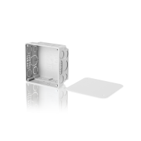 Puszka p/t rozgałęźna z pokrywą, 100 x 100 x 50 mm | 83141002 Simet