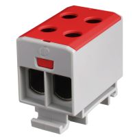 Złączka szynowa gwintowa rozgałęźna AL/CU / 1,5-50 mm2 / TS 35/ 1 tor, 4 otwory zaciskowe, OTL50-2 | 89730001 Simet