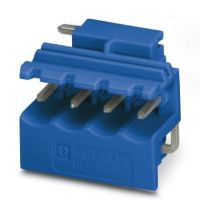 Gniazdo MSTBO 2,5/ 4-G1L BU, 4-biegunowe, 320V, zielone | 2907790 Phoenix Contact