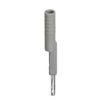 Adapter pomiarowy 4mm do złączek w podziałce 5,2 mm, 6,2 mm i 8,2 mm, szary | 3032871 Phoenix Contact