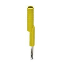 Adapter pomiarowy 4 mm do złączek w podziałce 5,2 mm i 6,2 mm, żółty | 3035977 Phoenix Contact