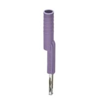 Adapter pomiarowy 4mm do złączek w podziałce 5,2mm i 6,2mm, fioletowy | 3035979 Phoenix Contact