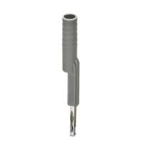 Adapter pomiarowy 4 mm do złączek w podziałce 5,2 mm i 6,2 mm, szary | 3035982 Phoenix Contact
