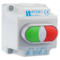 Kaseta sterownicza kompletna 1-otworowa z napędem 2KLZ/C, 1 dławnica M20 | ST22K1\21-1 Spamel