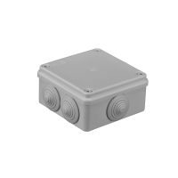 Puszka n/t S-BOX 100x100x50mm, 6 dławików, bezhalogenowa, IP65, szara | S-BOX 106 PAWBOL SPÓŁKA AKCYJN