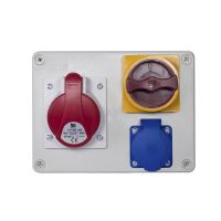 Rozdzielnica n/t R-BOX 200x150x132mm, 190 1x16A/5p, 1x250V, wył. 0/1 | B.1093W PAWBOL SPÓŁKA AKCYJN