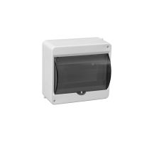 Obudowa S-8 z szybką dymną, szyna N+PE IP30 | C.2025 Pawbol