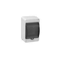 Obudowa n/t S-4 85x92x140mm, 4-modułowa, z szybką dymną, N+PE, IP40, biała | C.2063 PAWBOL SPÓŁKA AKCYJN