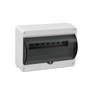 Obudowa n/t S-12 96x240x140mm, 12-modułowa, z szybką dymną, IP40, biała | C.2072 Pawbol