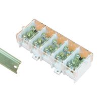 Listwa zaciskowa z osłoną LZ 5x35/16, montowana na szynie, 125A, IP20, biała | E.4102 PAWBOL SPÓŁKA AKCYJN