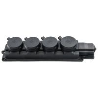 Listwa gumowa 4xgniazdo 4x2P+Z, IP44, czarna | D.3159/4 PAWBOL SPÓŁKA AKCYJN