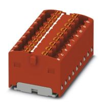 Blok rozdzielacza PTFIX 18X1,5 RD czerwony | 3002767 Phoenix Contact