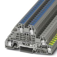 Złącze instalacyjne do przewodów ochronnych, zielono-żółte UTI 6-PE/L/N | 3076041 Phoenix Contact