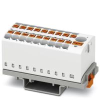 Blok rozdzielacza PTFIX 6/18X2,5-NS35 WH, biały | 3273122 Phoenix Contact