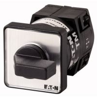 Łącznik krzywkowy 1P, 10A, 3kW, 0-1, pokrętło czarne, natablicowy, TM-1-8290/E | 070131 Eaton