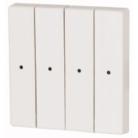 Klawisz poczwórny z otworem na LED 55x55mm CWIZ-04/01-LED, biały xComfort | 126062 Eaton