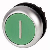Przycisk płaski z samopowrotem symbol X1, M22-D-G-X1, zielony RMQ-Titan | 216607 Eaton
