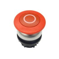 Przycisk grzybkowy bez samopowrotu, M22-DRP-R-X0, czerwony RMQ-Titan | 216751 Eaton