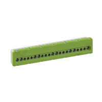 Listwa zaciskowa śrubowa PE 9x16mm2+12x6mm2, AT&U/Mistral | 1SPE007715F0744 ABB