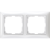 Ramka podwójna uniwersalna, biały alpejski, Basic 55, 2512-94-507 | 2CKA001725A1480 ABB