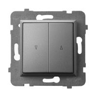 Łącznik żaluzjowy, zwierny ŁP-7U/m/70 szary mat, Aria | ŁP-7U/m/70 Ospel