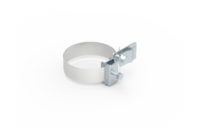 Obejma uniwersalna nierdzewna 80-160, 64.2/U NI | 96432205 Elko-Bis