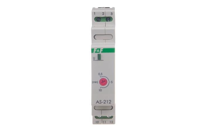 Automat schodowy AS-212 230V/16A montaż na szynie DIN | AS-212 F&F