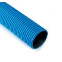 Rura karbowana w odcinkach QRK 160 750N niebieska (6m) zamiennik DVK | 011600200601 Q-Systems