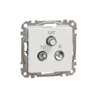 Gniazdo R/TV/SAT końcowe (4dB), białe Sedna Design | SDD111481 Schneider Electric