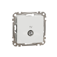 Gniazdo TV końcowe (4dB), białe Sedna Design | SDD111471 Schneider Electric