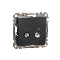 Gniazdo TV/SAT końcowe (4dB), czarny antracyt | SDD114471S Schneider Electric