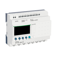 Przekaźniki programowalne ZELIO Logic 12-wejścia D/8-wyjść P 24VDC | SR2A201BD Schneider Electric