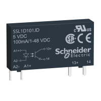 Przekaźnik półprzewodnikowy wejście 3-12VDC/wyjście 1-48VDC 0.1A Zelio Solid State Relays | SSL1D101JD Schneider Electric