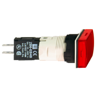 Lampka sygnalizacyjna czerwona LED 12-24V prostokątny Harmony XB6 | XB6DV4BB Schneider Electric
