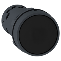 Przycisk płaski czarny z samoczynnym powrotem bez oznaczenia Harmony XB7 | XB7NA25 Schneider Electric