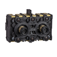 Blok styków z samopowrotem 3NO, montaż czołowy, zaciski śrubowe Harmony XAC | XESD2201 Schneider Electric