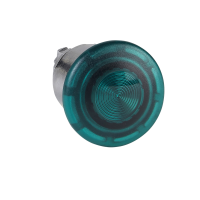 Główka przycisku grzybkowego z samopowrotem Fi-40 LED zielona metalowa Harmony XB4 | ZB4BW433 Schneider Electric