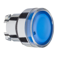 Napęd przycisku podświetlany LED neon kryty, niebieski, Harmony XB4 | ZB4BW36 Schneider Electric