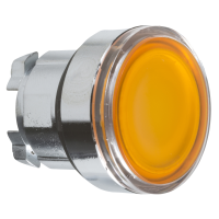 Napęd przycisku podświetlany LED kryty, pomarańczowy, Harmony XB4 | ZB4BW353 Schneider Electric