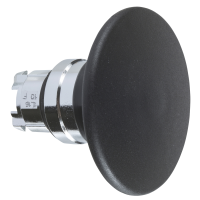 Główka przycisku grzybkowego z samopowrotem Fi-60 czarna metalowa Harmony XB4 | ZB4BR2 Schneider Electric