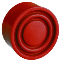 Osłona do okrągłych przycisków krytych, fi22 mm, czerwona Harmony XB4 | ZBP014 Schneider Electric