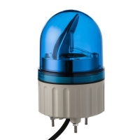 Lampa wirująca z lustrem bez buczka Fi-84mm niebieska LED 24 V AC/DC | XVR08B06 Schneider Electric