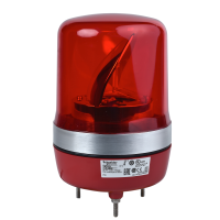 Lampa wirująca z lustrem bez buczka Fi-106mm czerwona LED 24 V AC/DC | XVR10B04 Schneider Electric