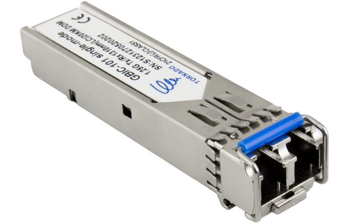 Moduł SFP GBIC-101, single-mode, 1,25G, Tx/Rx:1310, LC, 20KM, DDM TORNADO | GBIC-101 Pulsar