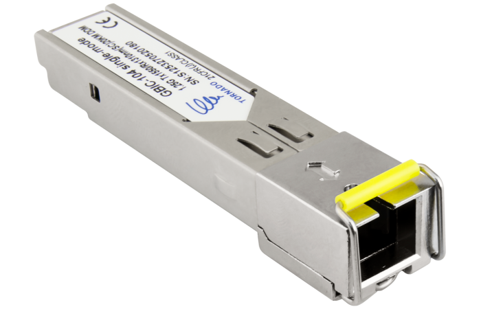 Moduł SFP GBIC-104, single-mode, 1,25G, Tx:1550 / Rx:1310, SC, 20KM, DDM (TORNADO) | GBIC-104 Pulsar