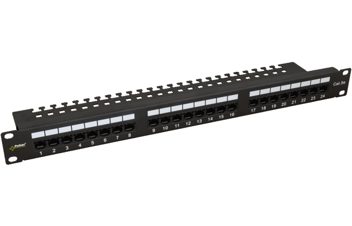 Patch Panel RP-U24V5 24 porty / UTP / Cat5e | RP-U24V5 Pulsar